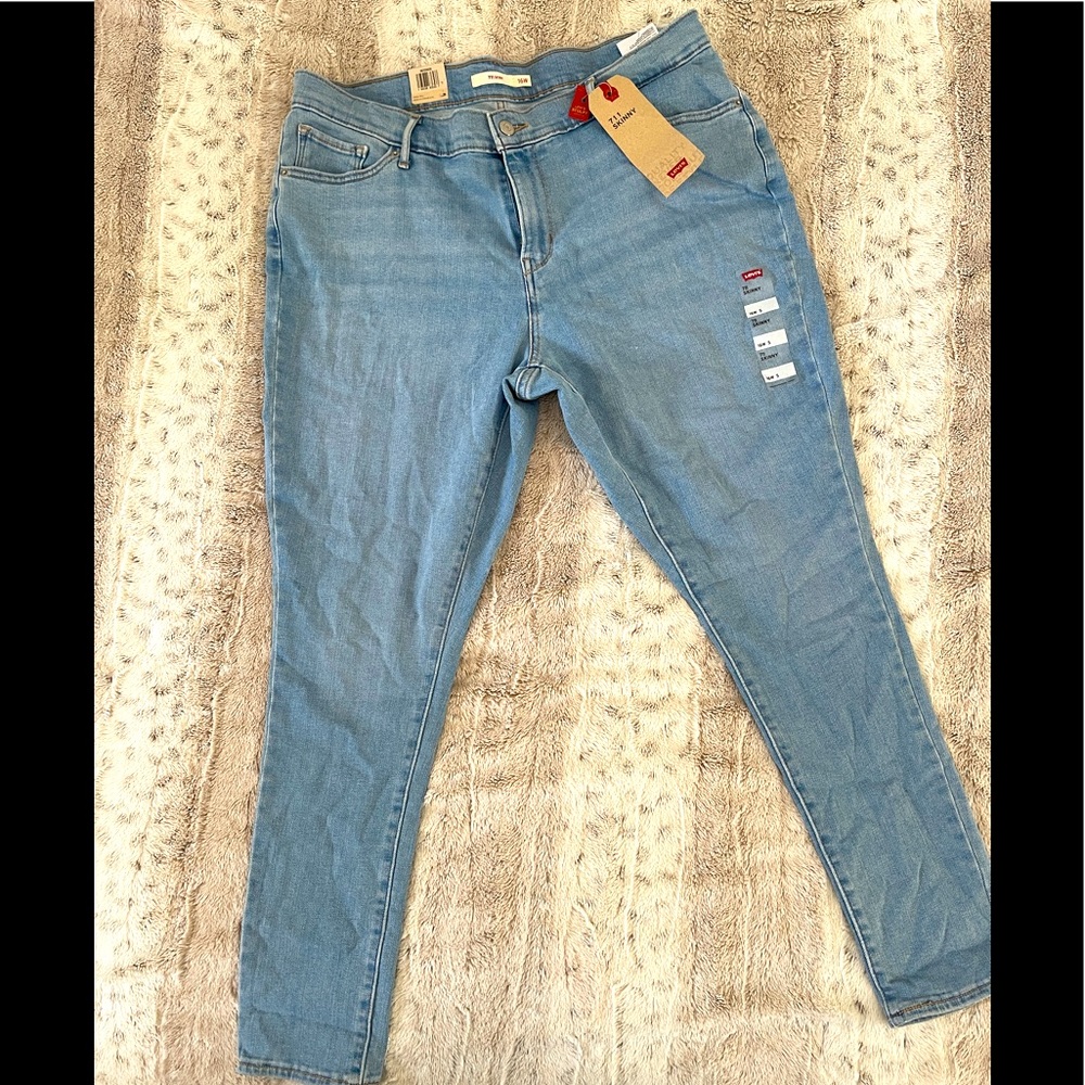 711 plus size jeans size 16w or 33 skinny